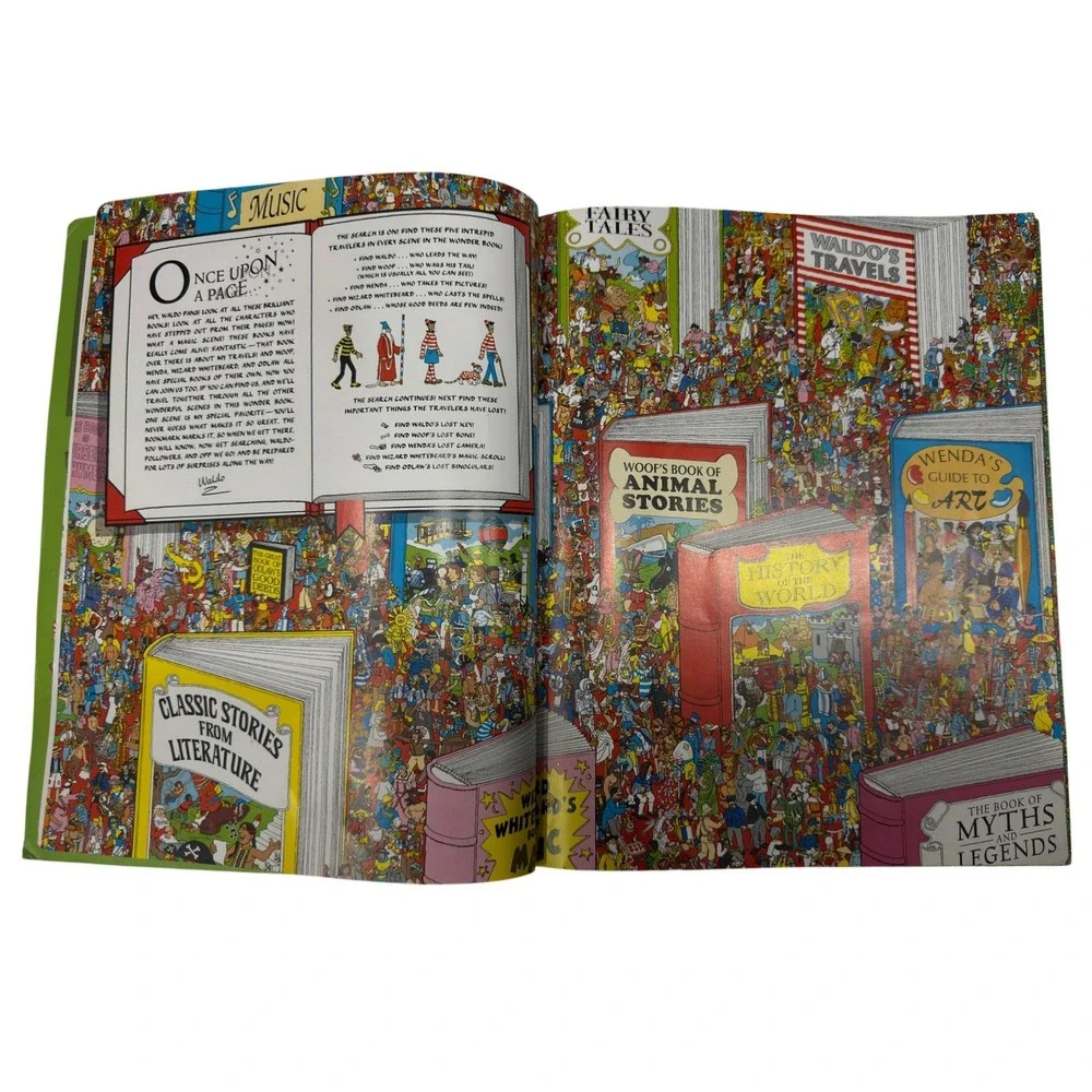 Where's Waldo? The Wonder Book Martin Handford Seek and Find Activity Book